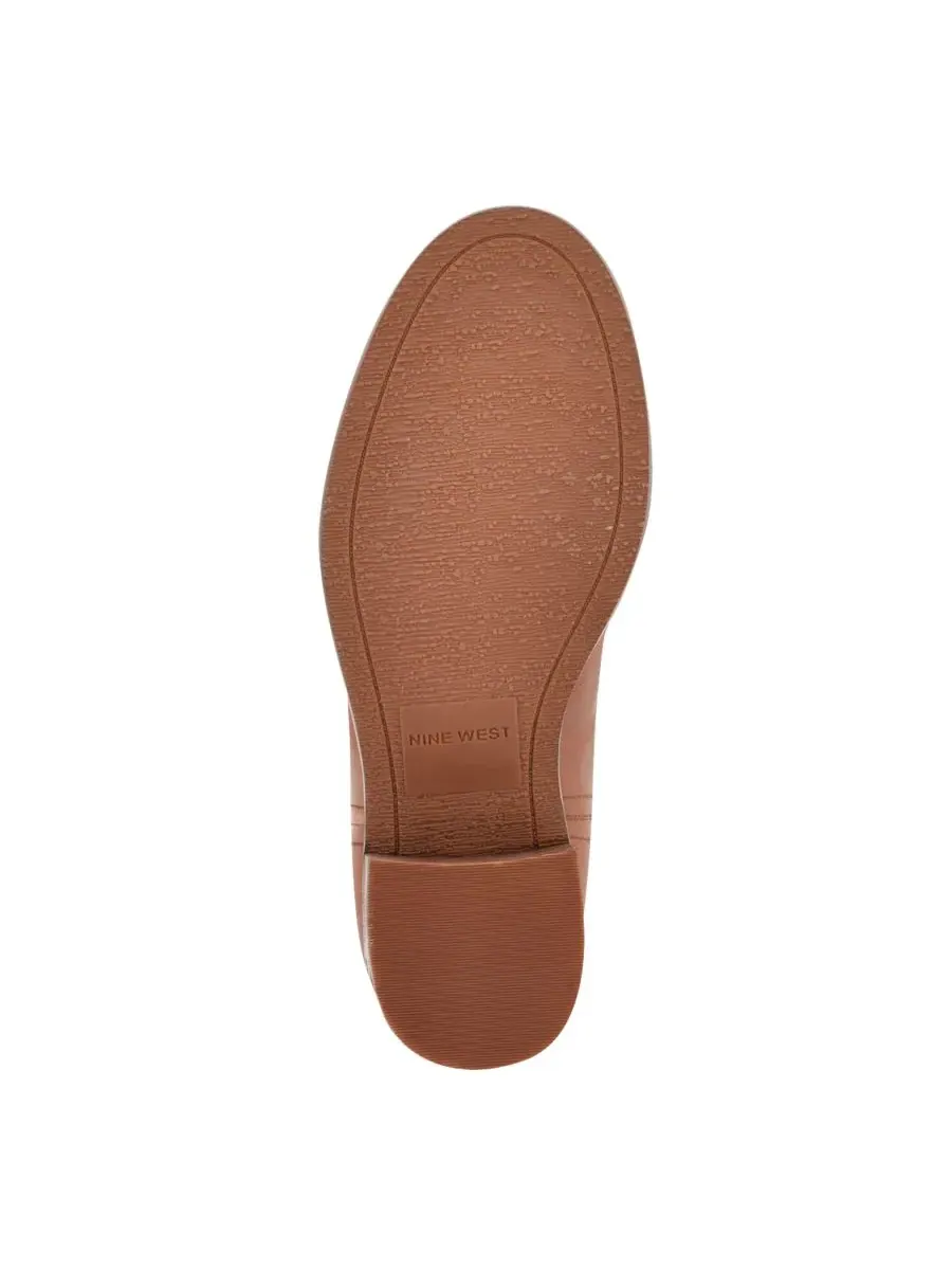 Женские высокие сапоги Hecee на массивном каблуке Nine West — изображение 5 из 5, коньячный