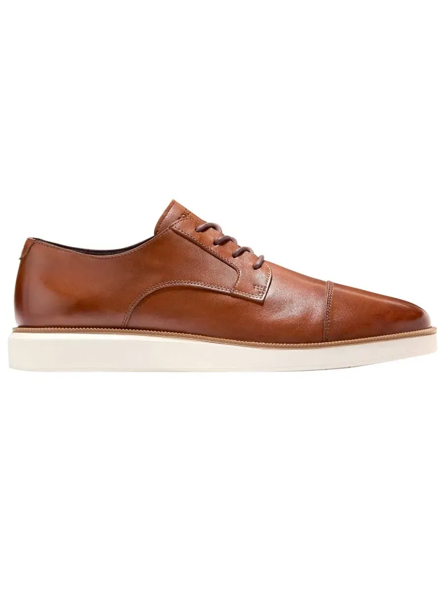 Мужские оксфорды Cole Hann Davidson Grand Cap-Toe Cole Haan — изображение 2 из 5, бежевый