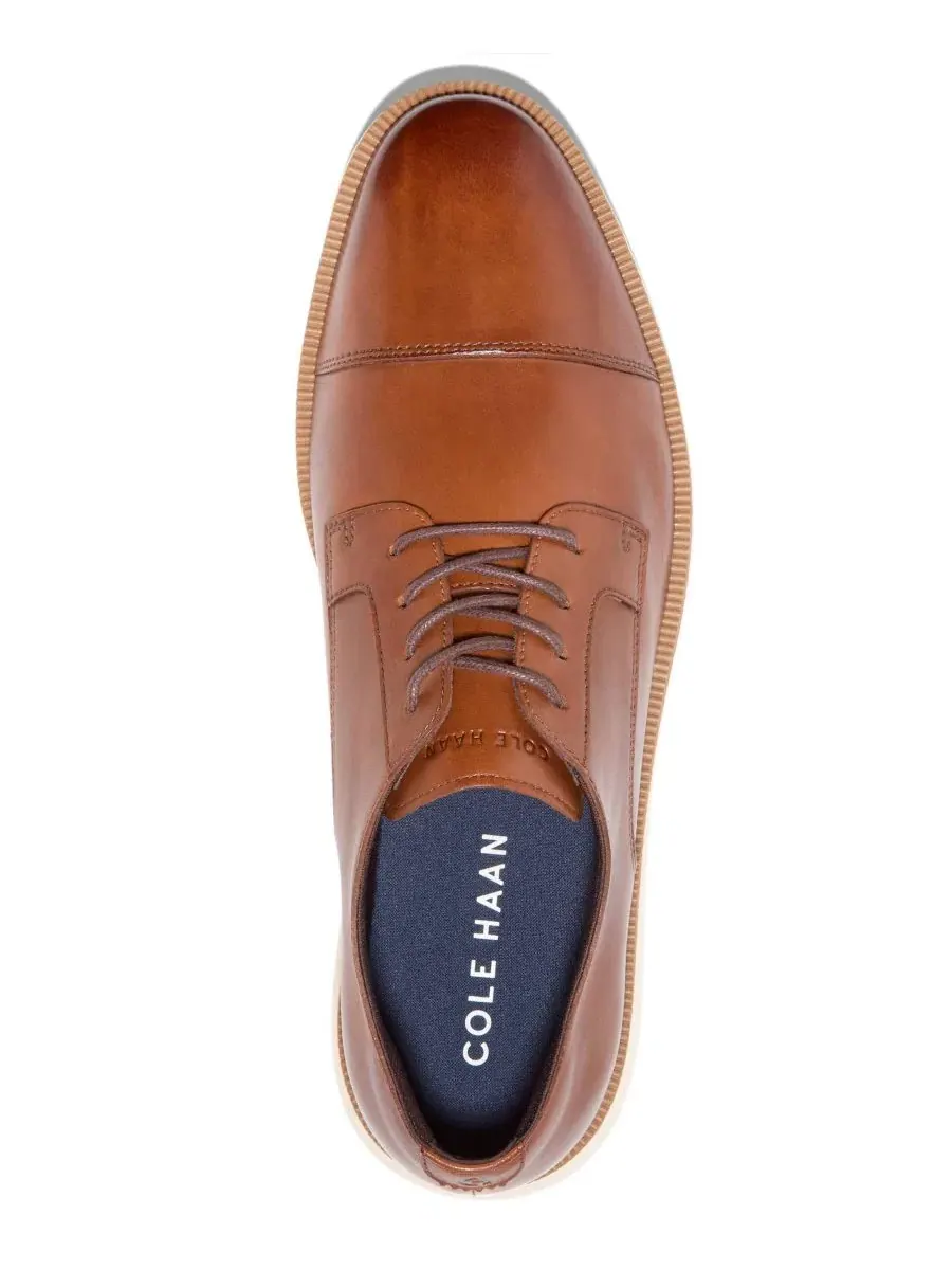 Мужские оксфорды Cole Hann Davidson Grand Cap-Toe Cole Haan — изображение 3 из 5, бежевый