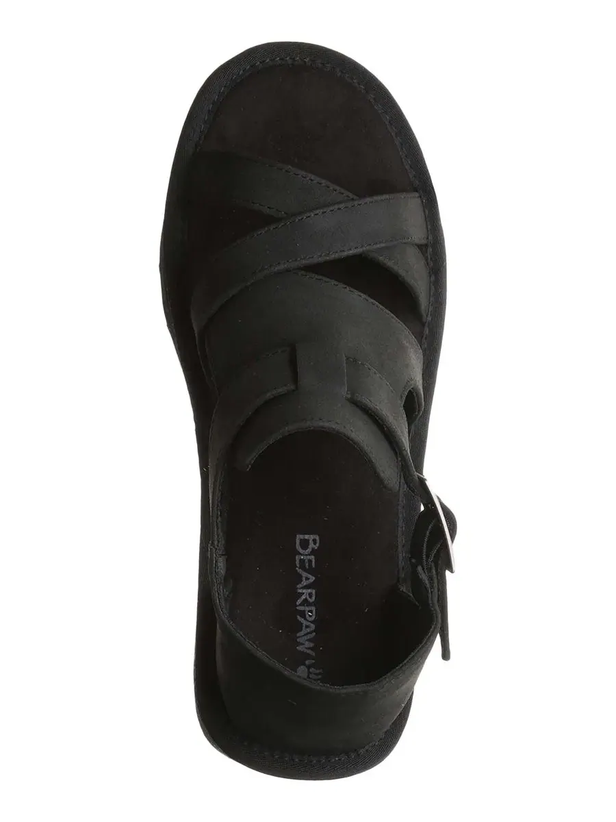 Женские сандалии Pinnacle с круглым носком BEARPAW — изображение 4 из 5, черный