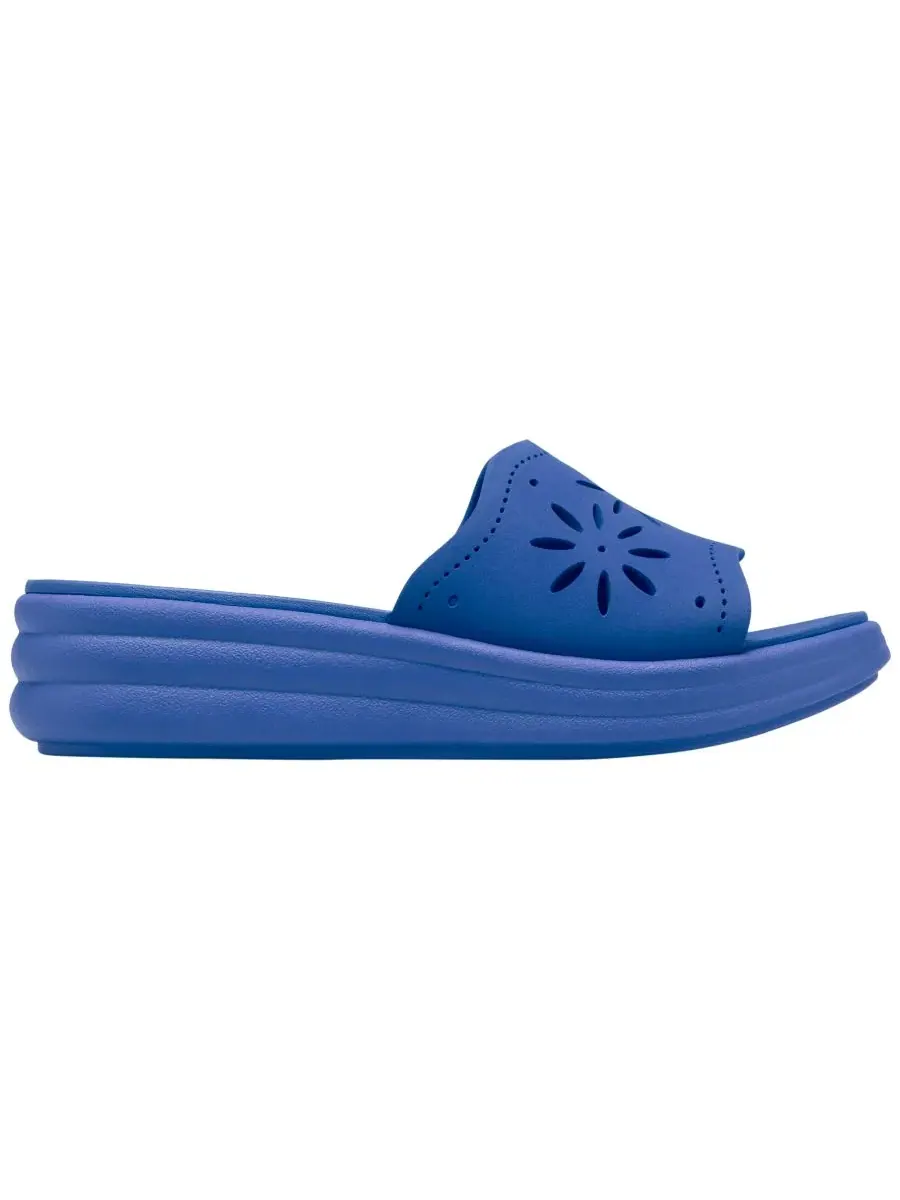 Сандалии женские Clarks Drift Floral на танкетке, без застежек — изображение 2 из 8, синий