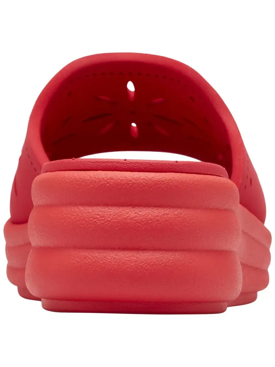 Сандалии женские Clarks Drift Floral на танкетке, без застежек — изображение 3 из 8, красный
