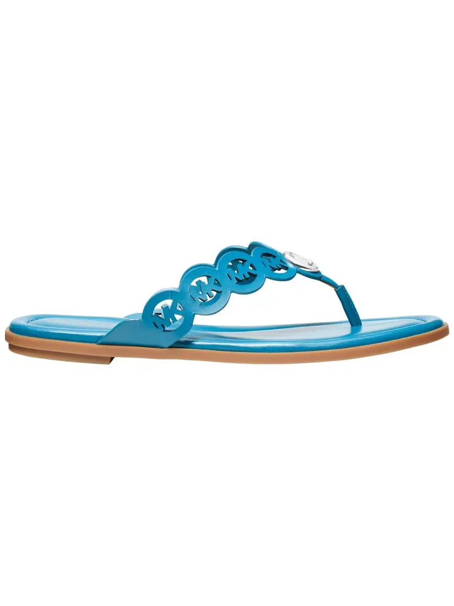 Женские сандалии-вьетнамки Janie Thong Flat Sandals Michael Kors — изображение 2 из 3, синий