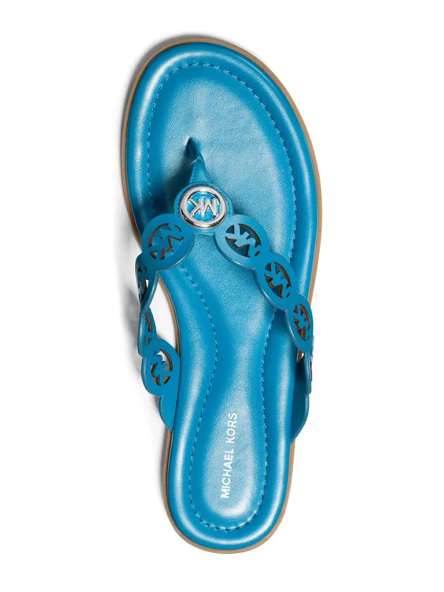 Женские сандалии-вьетнамки Janie Thong Flat Sandals Michael Kors — изображение 3 из 3, синий