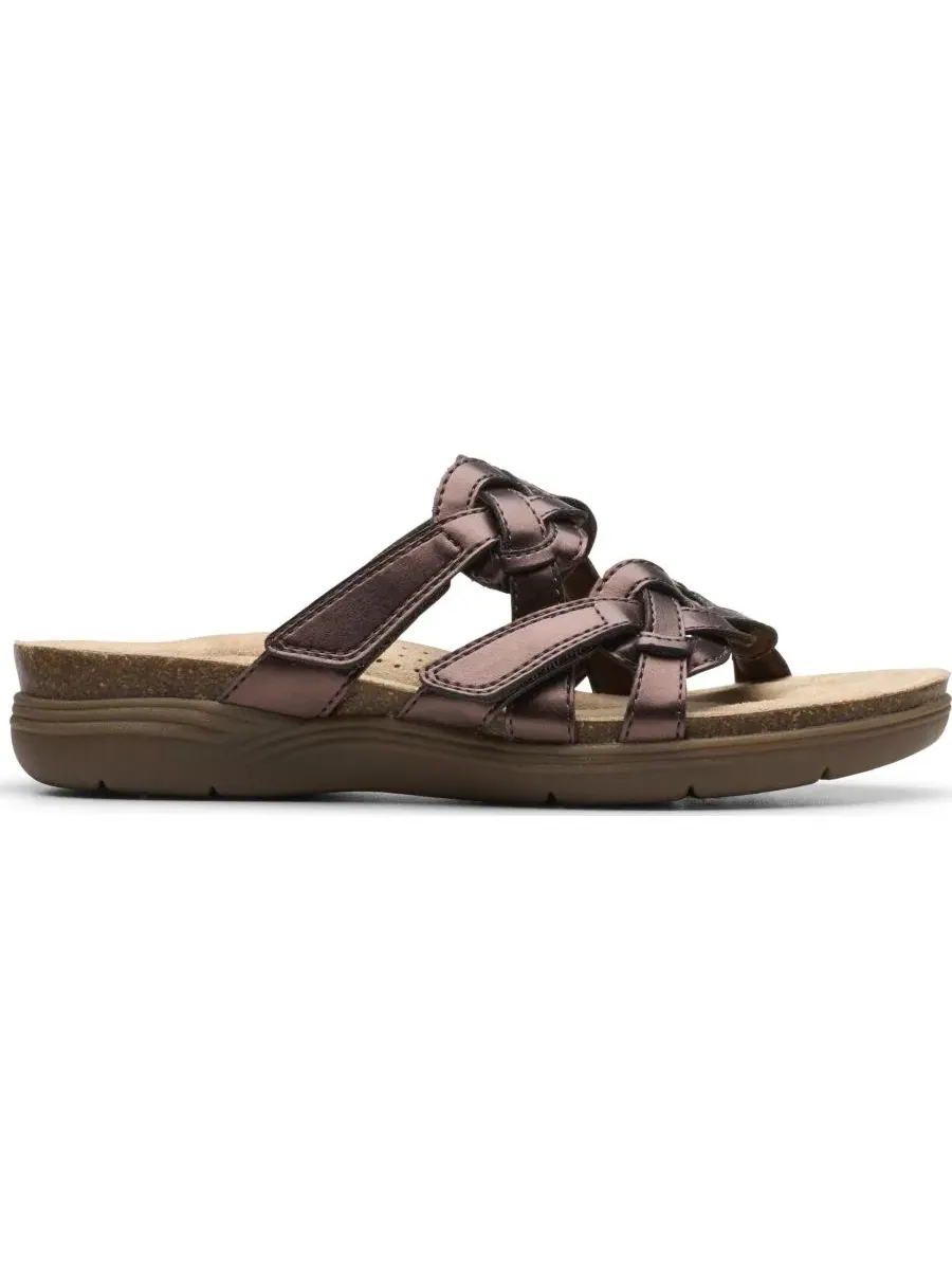 Сандалии April Rae на плоской подошве Clarks — изображение 2 из 6, бронза