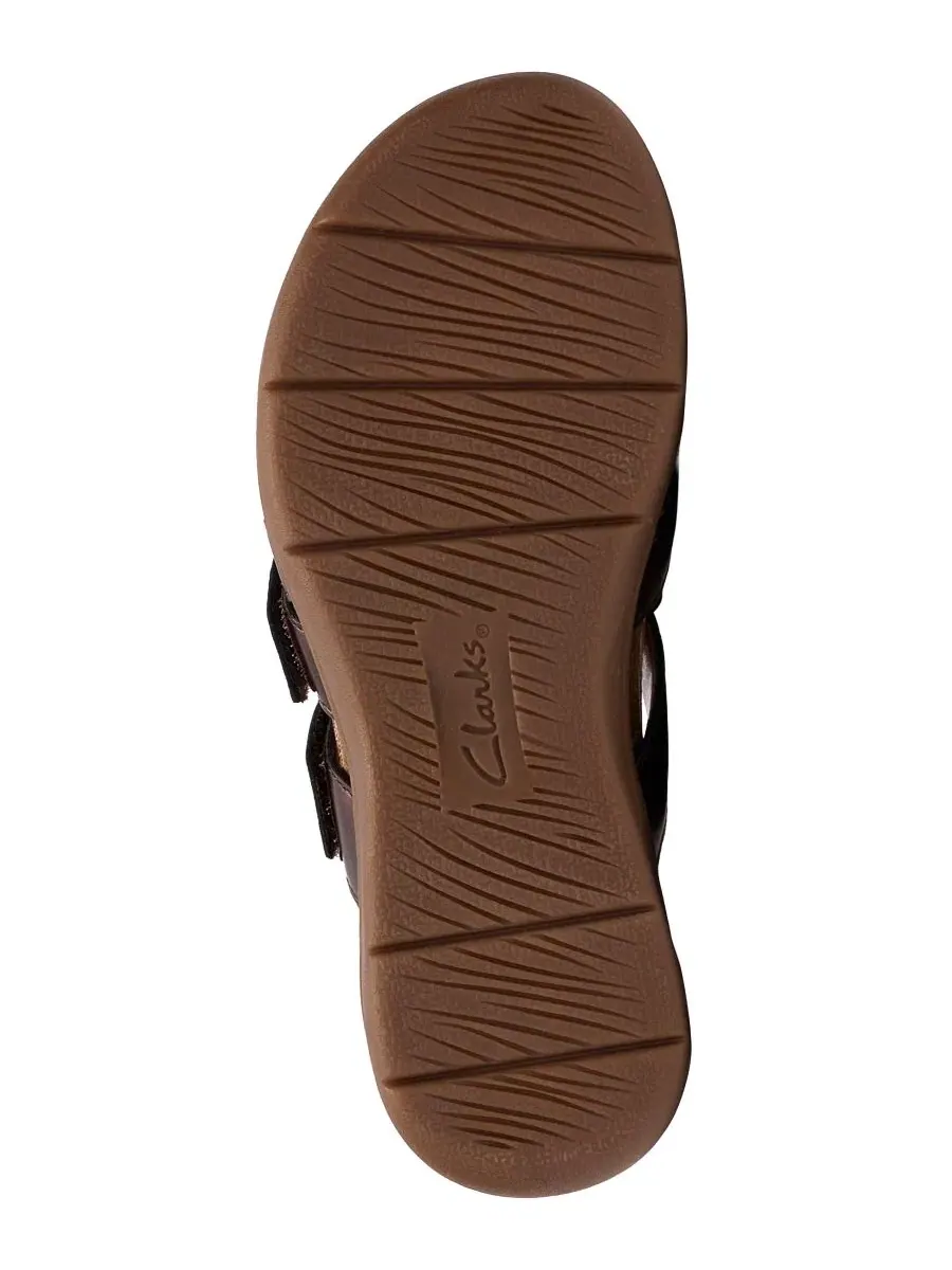 Сандалии April Rae на плоской подошве Clarks — изображение 5 из 6, бронза