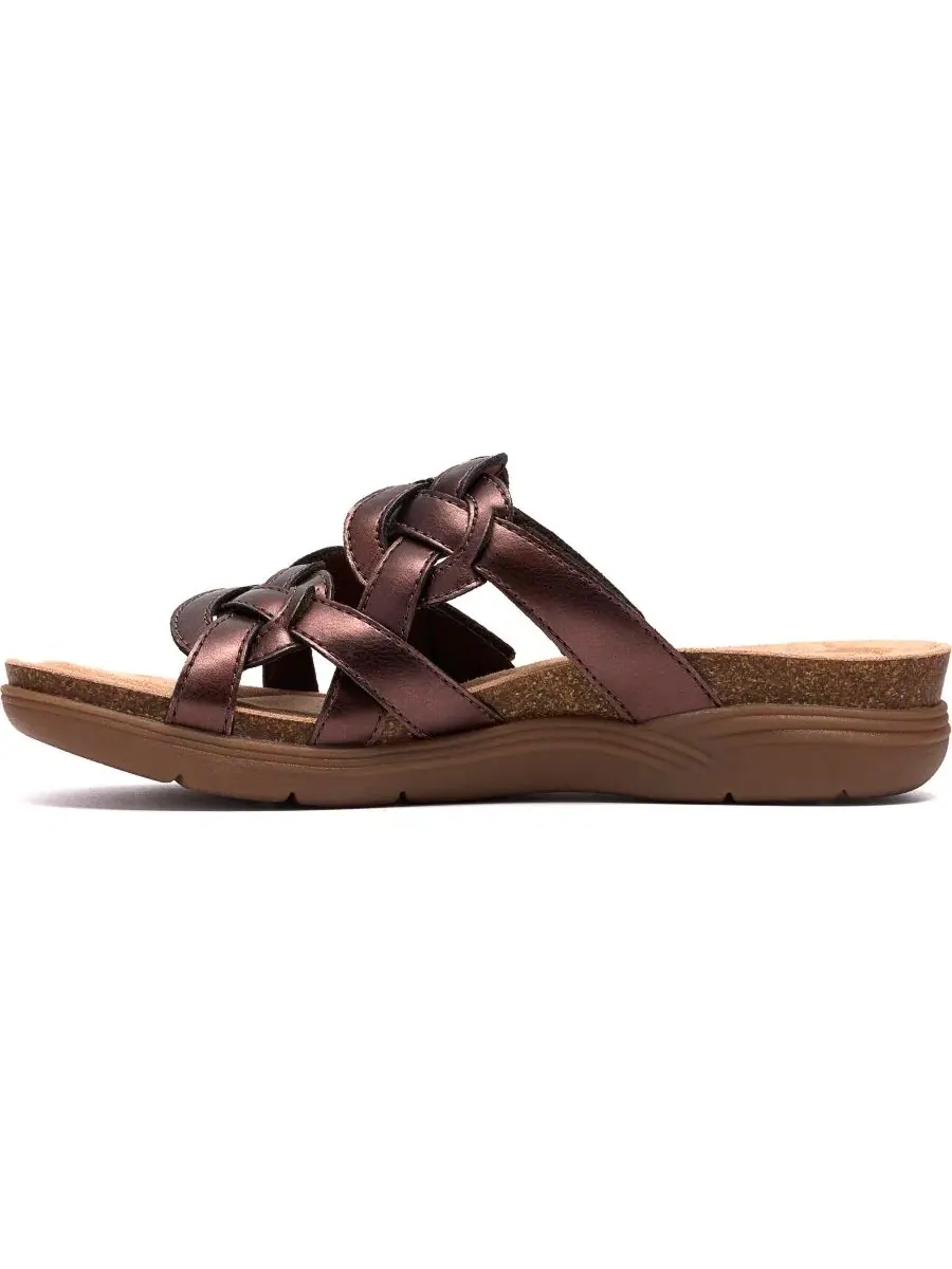 Сандалии April Rae на плоской подошве Clarks — изображение 6 из 6, бронза