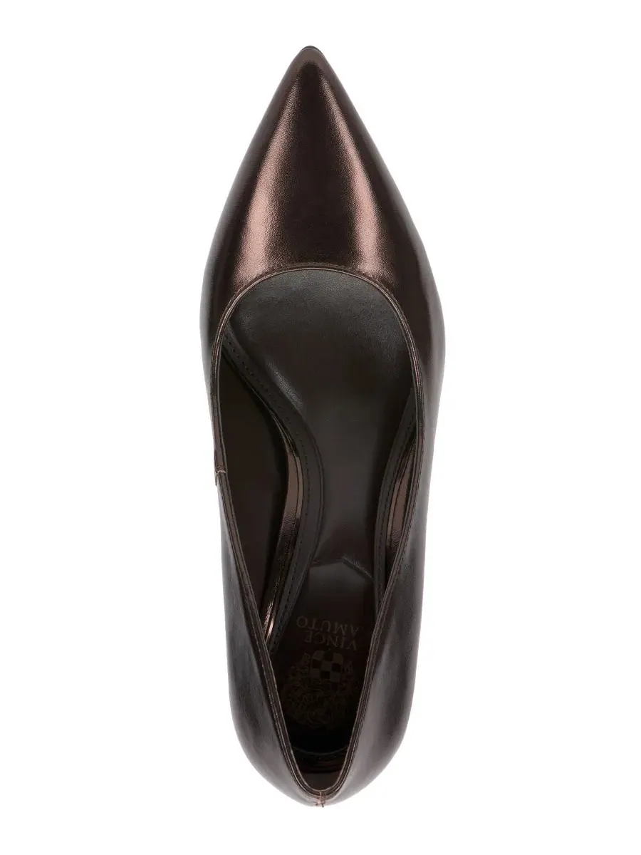 Туфли-лодочки Maisha на высоком каблуке-шпильке Vince Camuto, Haute Chocolate Leather — изображение 4 из 5