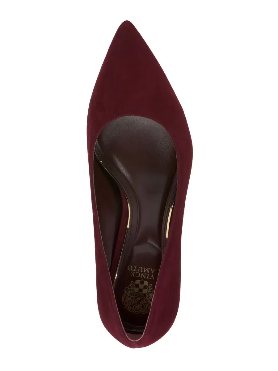 Туфли-лодочки Maisha High Stiletto Heel Pumps Vince Camuto, Pomegranate Suede — изображение 4 из 5