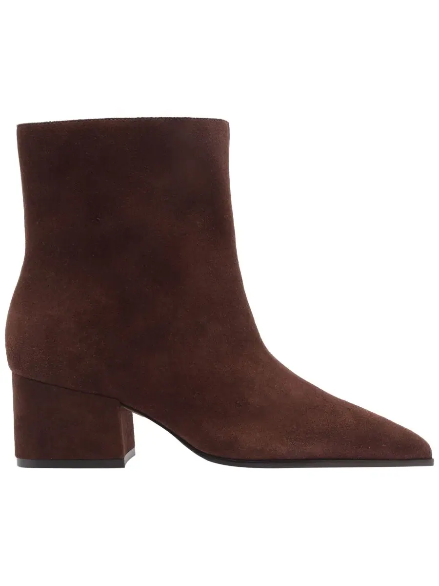 Ботильоны Ally Mid Block Pointed Toe Dress Booties Arezzo — изображение 2 из 5, какао