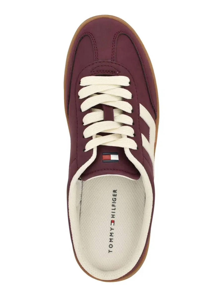 Женские мюли-слипоны Melinaz Tommy Hilfiger — изображение 4 из 5, темный красный