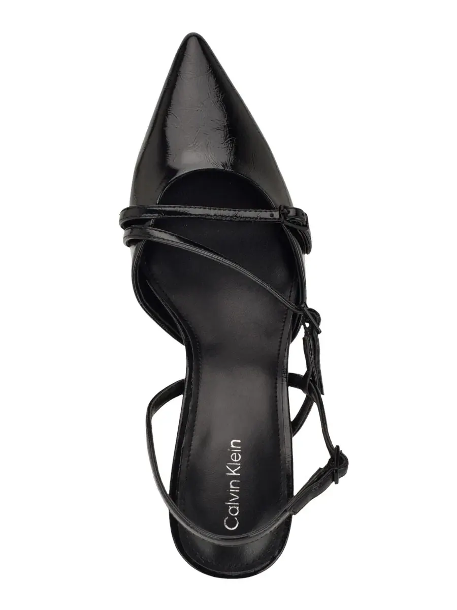 Туфли-слингбэки с острым мысом Tarlie Calvin Klein — изображение 4 из 5, черный