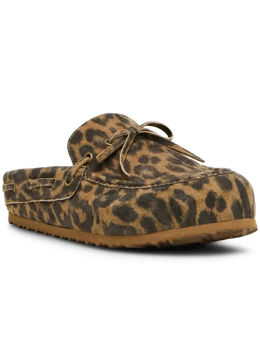 Женские мюли с принтом Paisley, модель Slip-On Footbed Madden Girl — изображение 1 из 7, бежевый