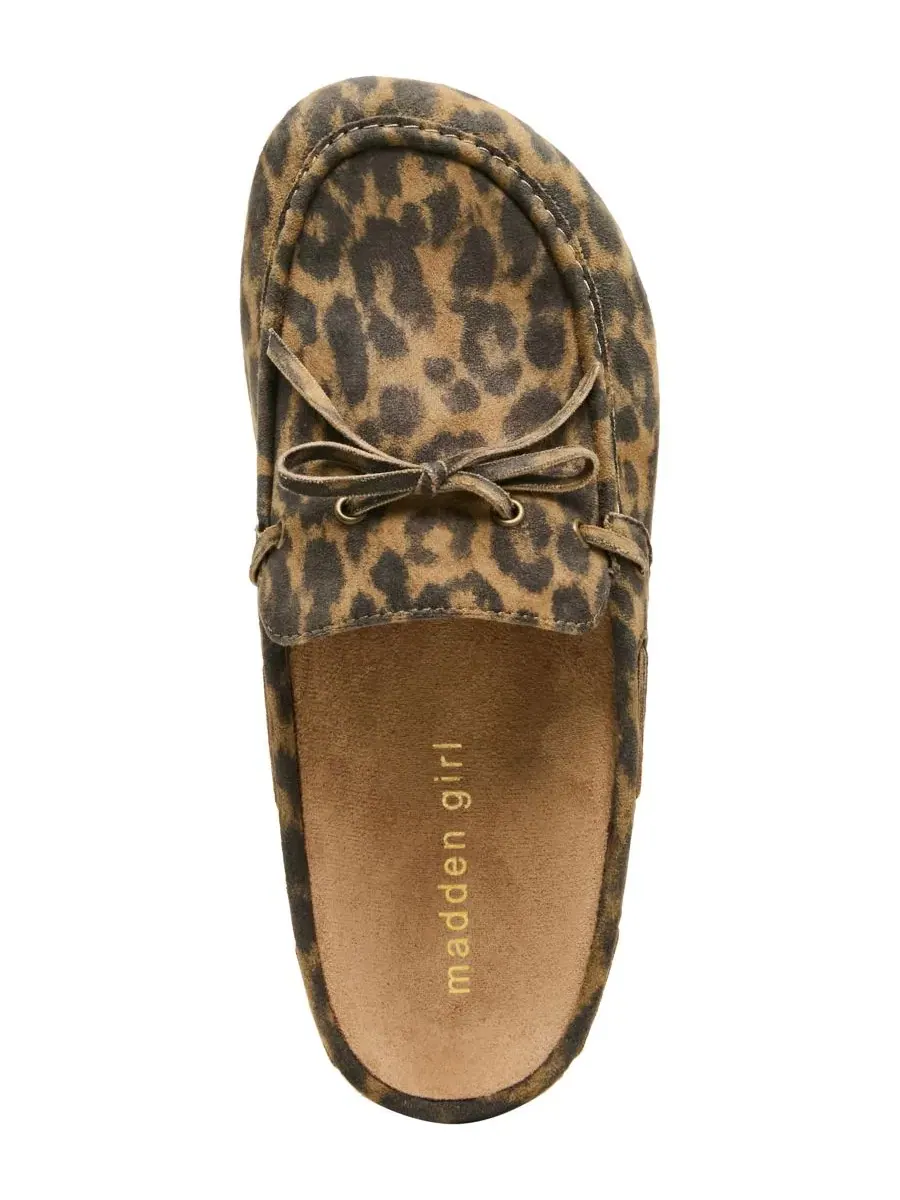 Женские мюли с принтом Paisley, модель Slip-On Footbed Madden Girl — изображение 4 из 7, бежевый