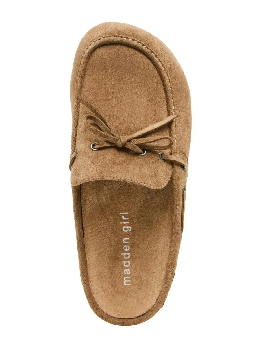 Женские мюли с принтом Paisley Slip-On Footbed Madden Girl — изображение 4 из 7, бежевый