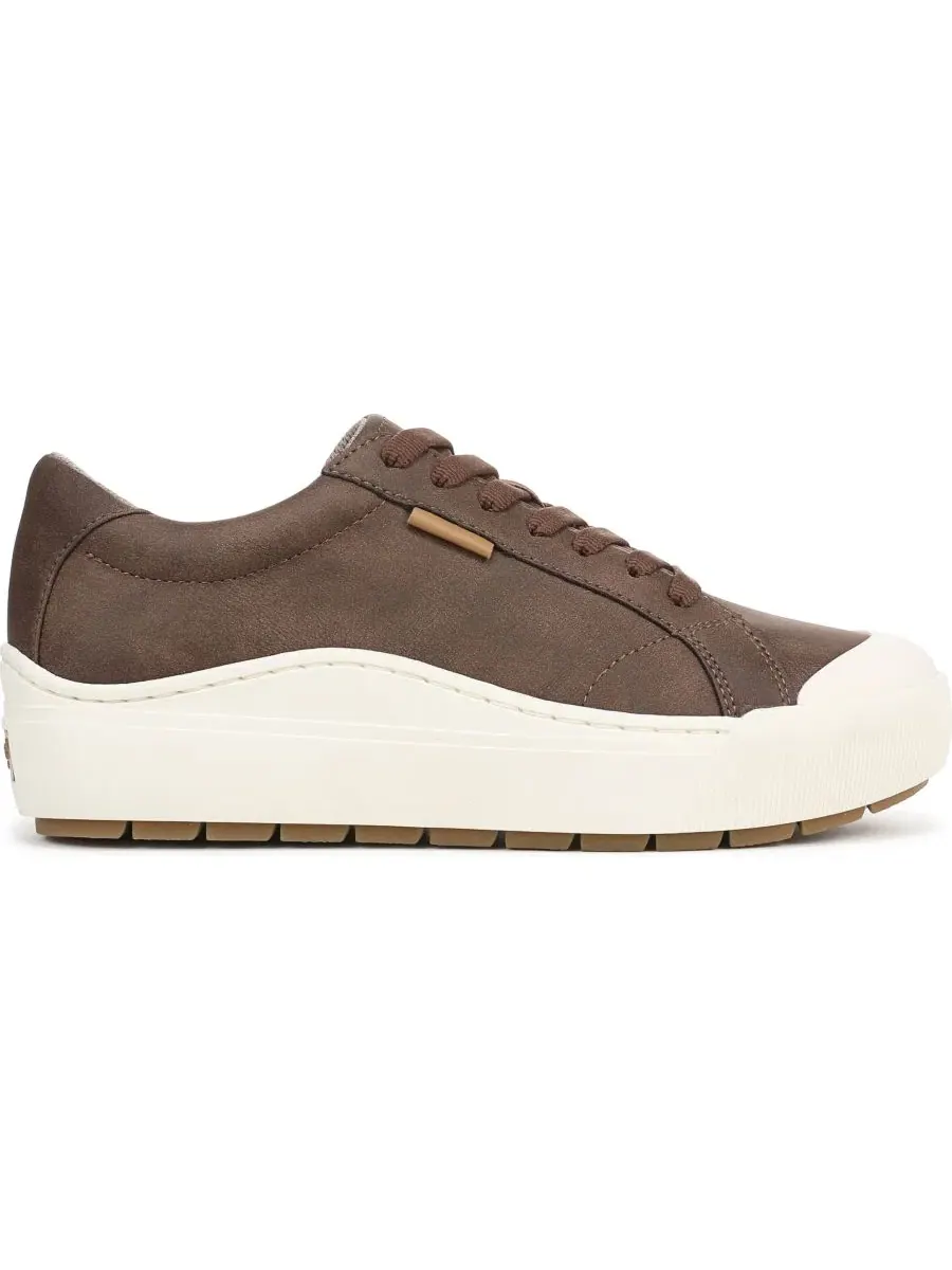 Кроссовки на платформе Time Off Lace Up Dr. Scholl's — изображение 2 из 5, темный коричневый