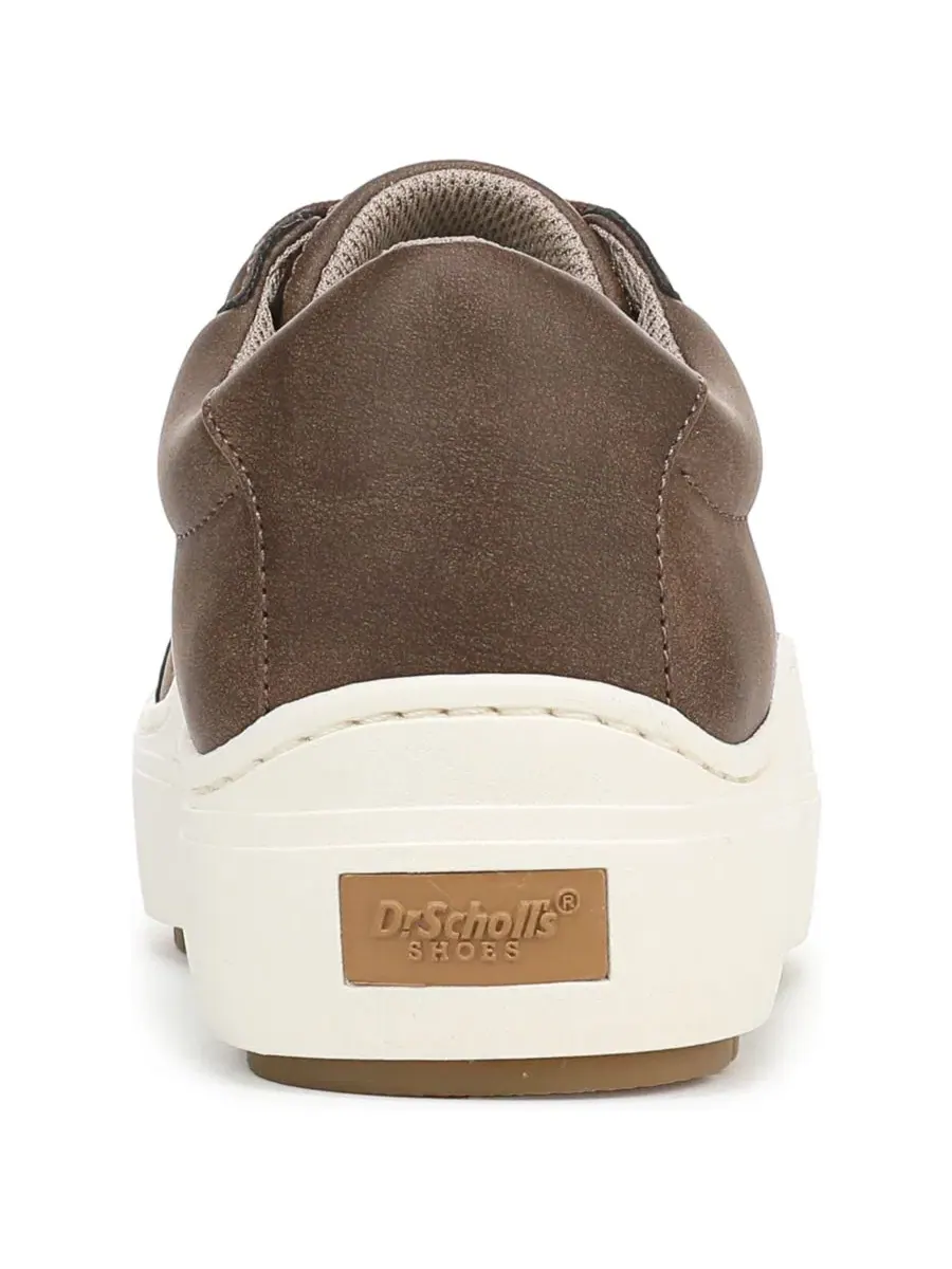 Кроссовки на платформе Time Off Lace Up Dr. Scholl's — изображение 3 из 5, темный коричневый