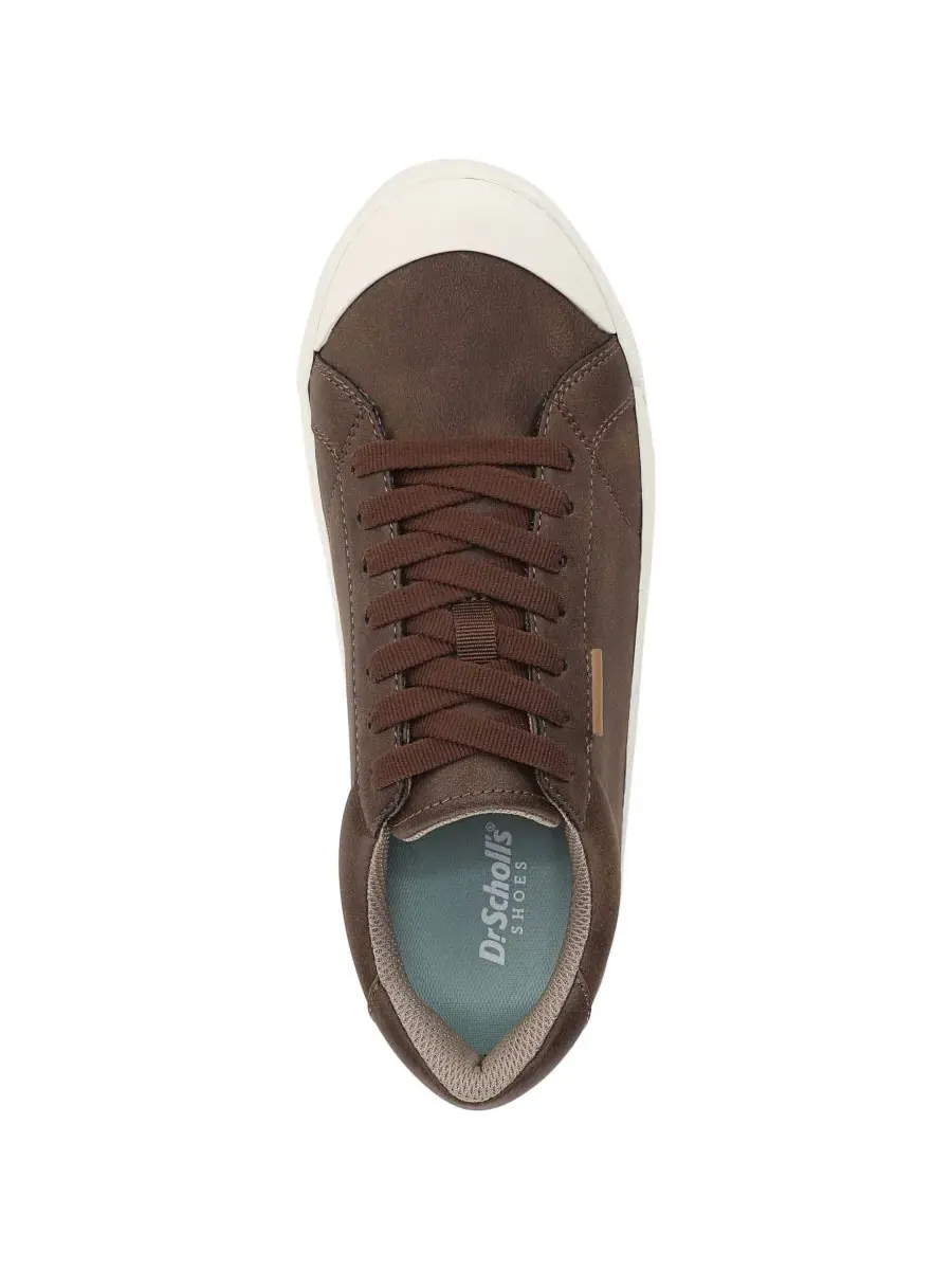 Кроссовки на платформе Time Off Lace Up Dr. Scholl's — изображение 4 из 5, темный коричневый