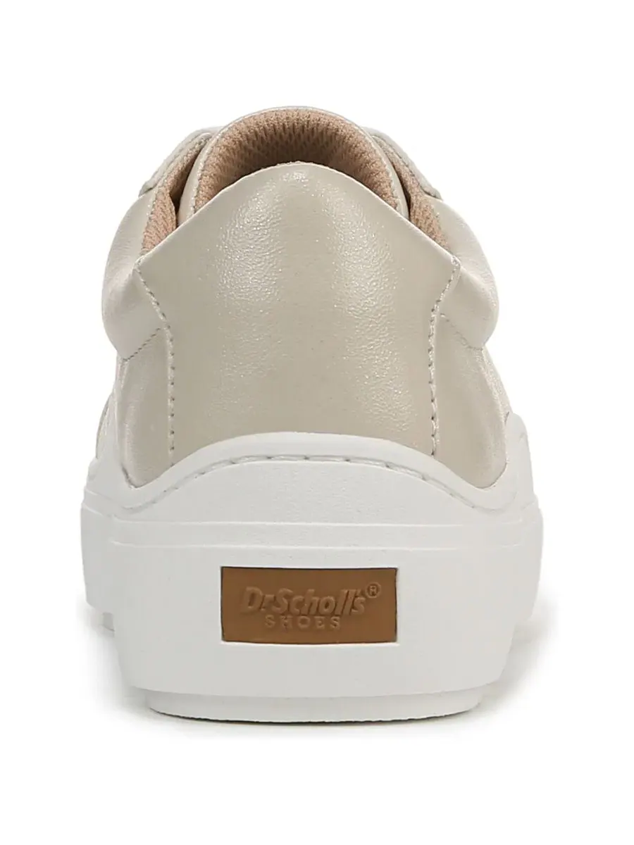 Кроссовки на платформе с шнуровкой Time Off Lace Up Dr. Scholl's, Champagne Faux Leather — изображение 3 из 5