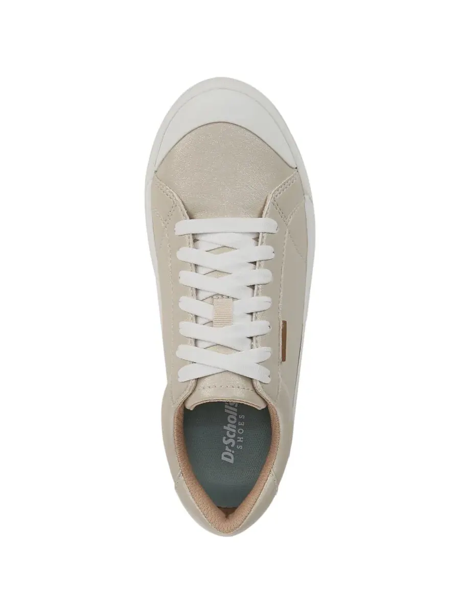 Кроссовки на платформе с шнуровкой Time Off Lace Up Dr. Scholl's, Champagne Faux Leather — изображение 4 из 5