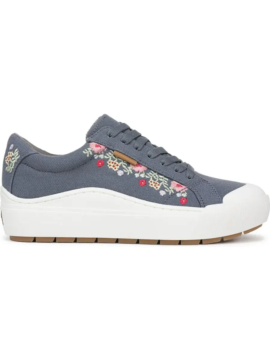 Кроссовки на платформе Time Off Lace Up Dr. Scholl's — изображение 2 из 5, синий