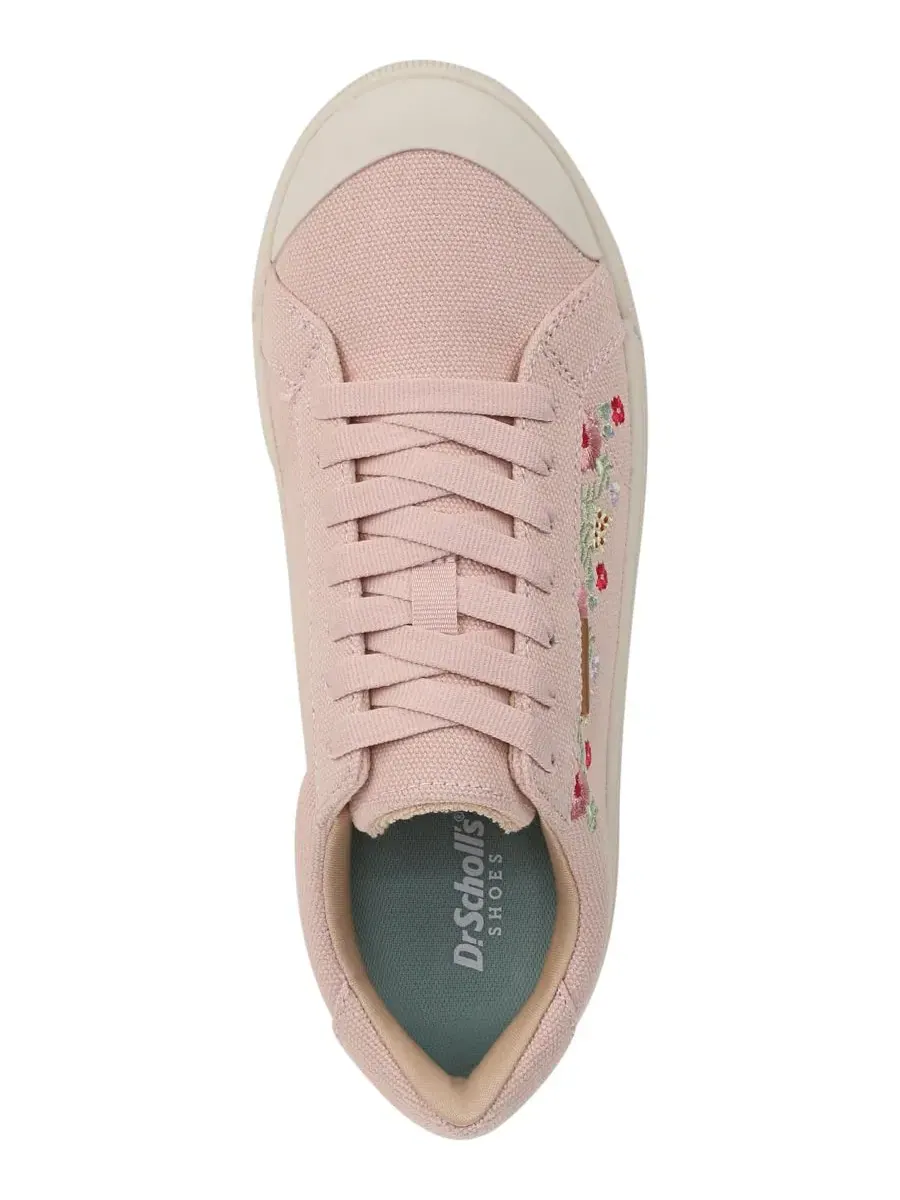 Кроссовки на платформе с завышенной подошвой Time Off Lace Up Dr. Scholl's — изображение 4 из 5, розовый