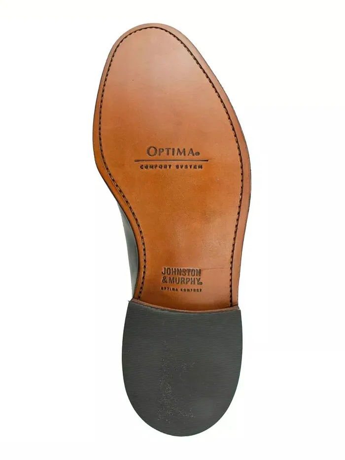 Мужские оксфорды Melton Cap Toe Johnston & Murphy — изображение 4 из 7, черный