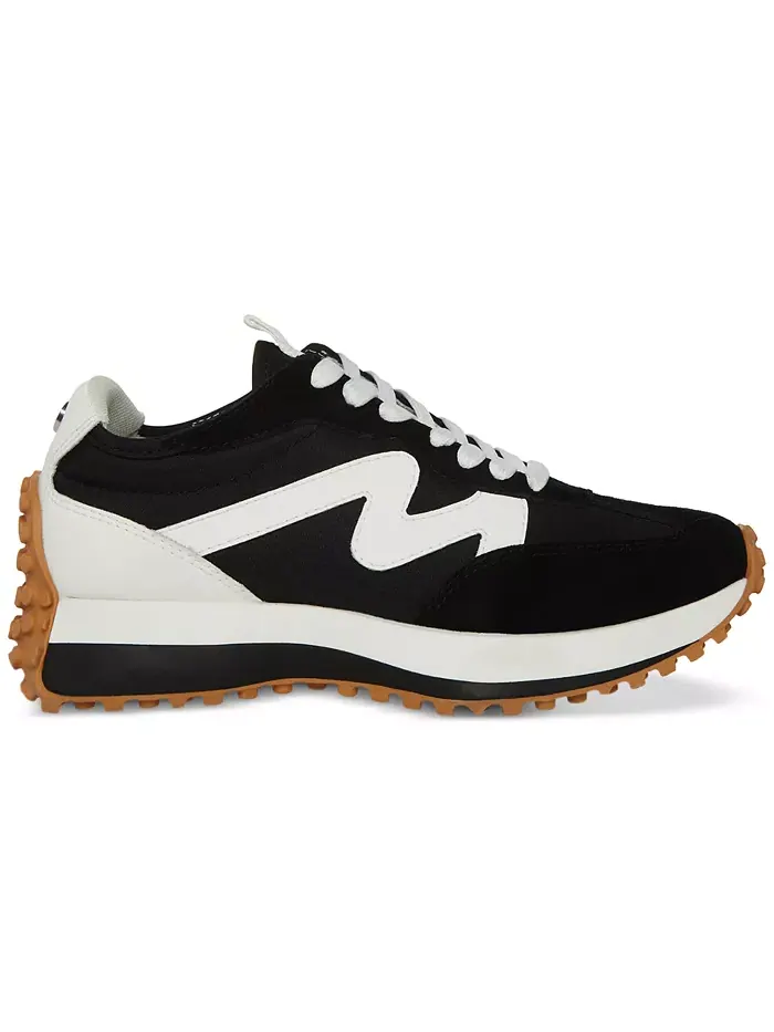 Женские кроссовки Campo Retro на шнуровке Steve Madden — изображение 2 из 6, черный мульти
