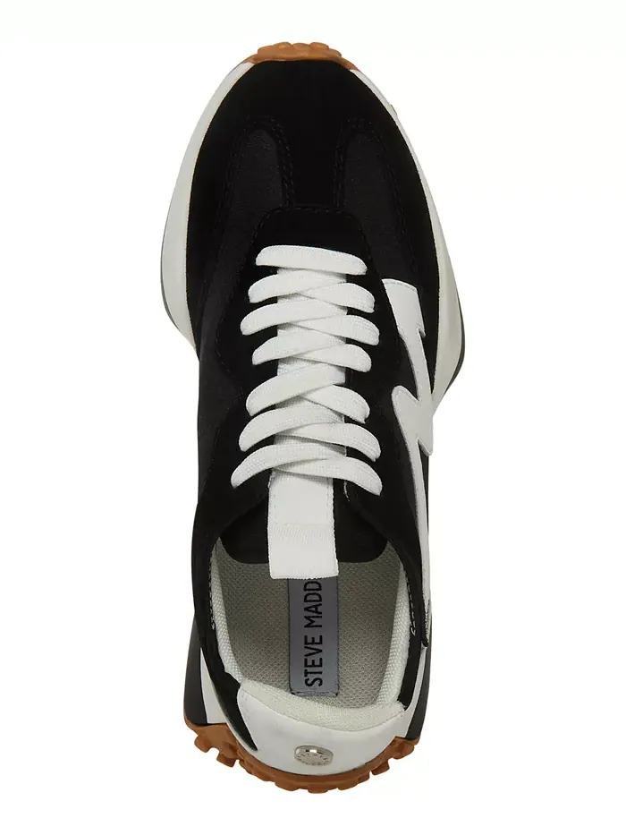 Женские кроссовки Campo Retro на шнуровке Steve Madden — изображение 4 из 6, черный мульти