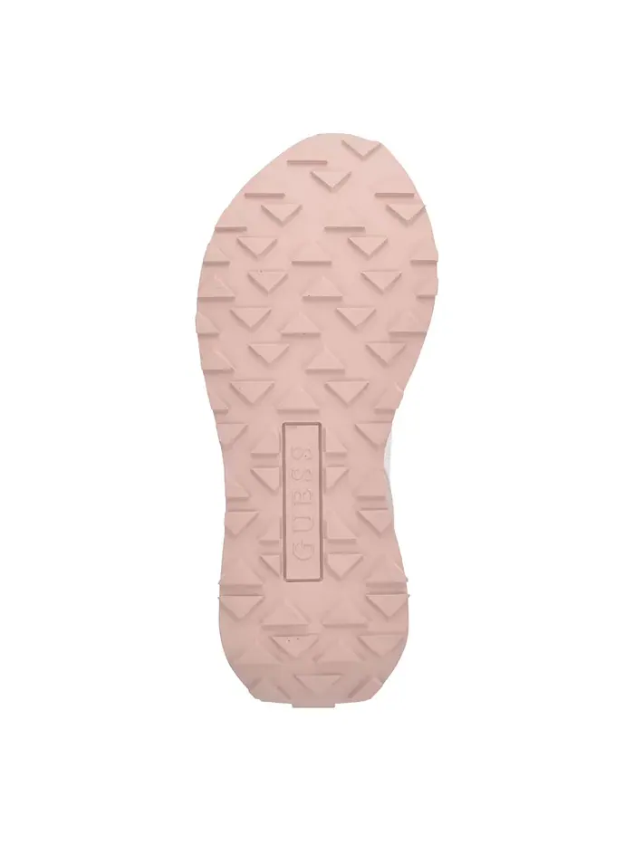 Женские модные кроссовки Luchia с массивной подошвой GUESS — изображение 5 из 5, белый/розовый