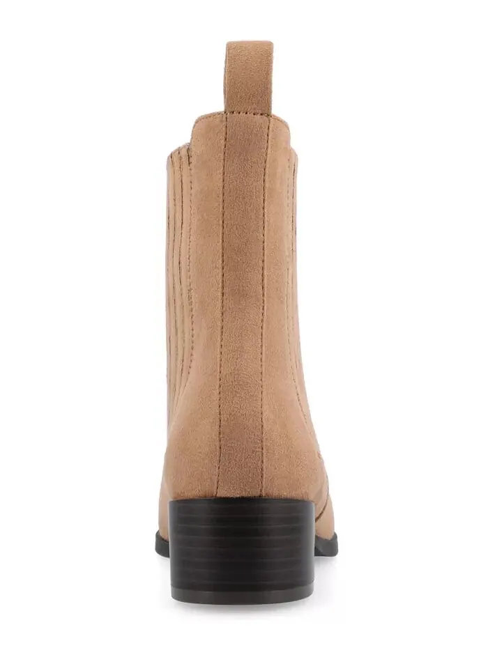 Женские ботинки челси Wrenley Block Heel Journee Collection — изображение 3 из 5, бежевый