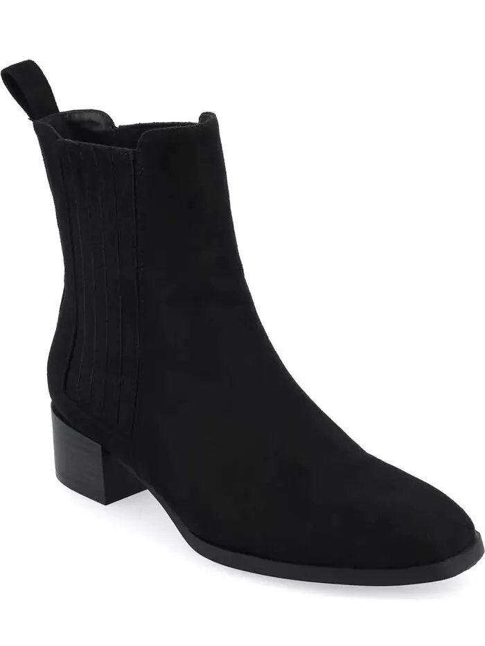 Женские ботинки челси Wrenley Block Heel Journee Collection — изображение 1 из 6, черный