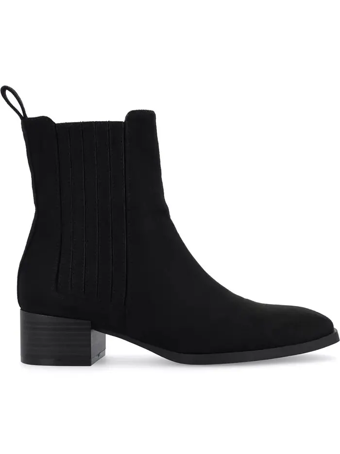 Женские ботинки челси Wrenley Block Heel Journee Collection — изображение 2 из 6, черный
