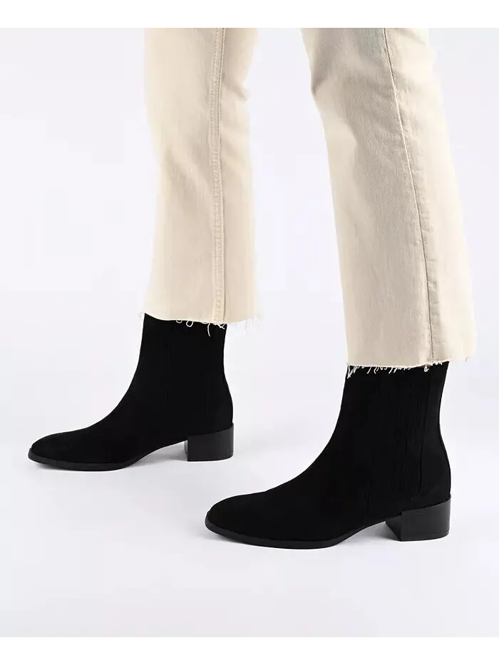 Женские ботинки челси Wrenley Block Heel Journee Collection — изображение 6 из 6, черный