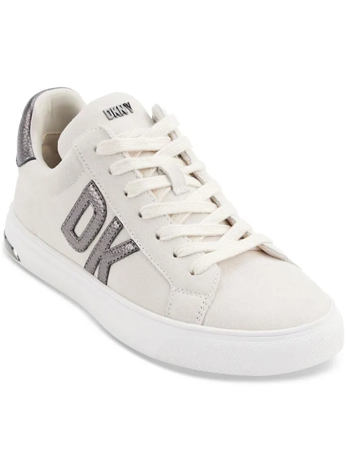 Женские низкие кеды Abeni на шнуровке DKNY — изображение 1 из 9, серебристый