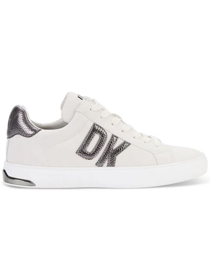 Женские низкие кеды Abeni на шнуровке DKNY — изображение 2 из 9, серебристый