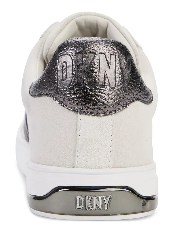 Женские низкие кеды Abeni на шнуровке DKNY — изображение 3 из 9, серебристый
