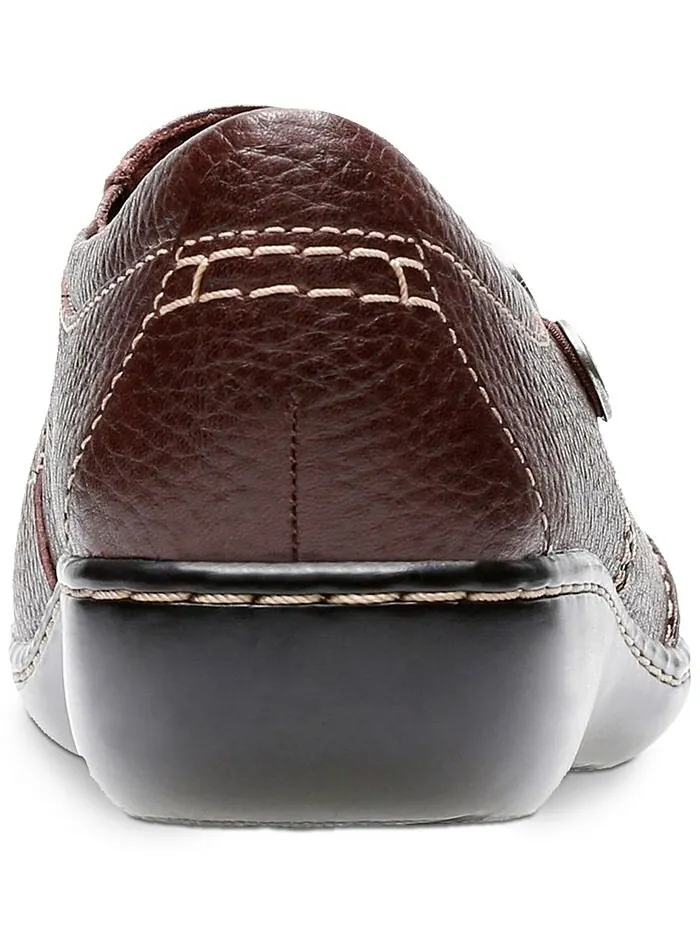 Мокасины женские Clarks Ashland Lane, на плоской подошве — изображение 4 из 5, красное дерево