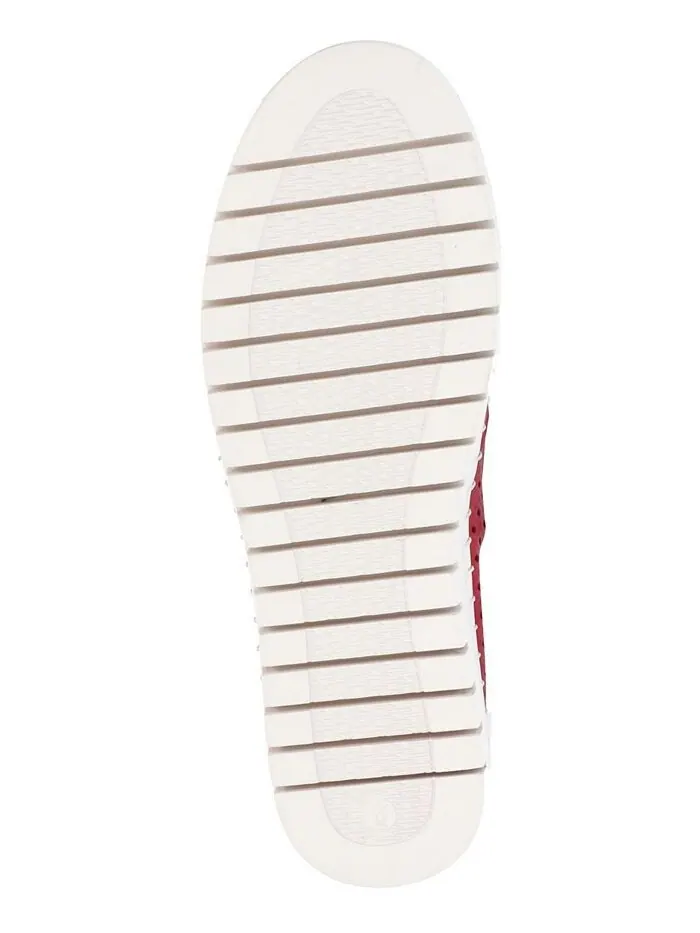 Женские кроссовки без шнуровки Fresh Easy Street — изображение 5 из 7, красный