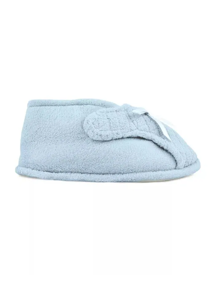 Женские регулируемые тапочки из микросинели MUK LUKS — изображение 3 из 3, синий