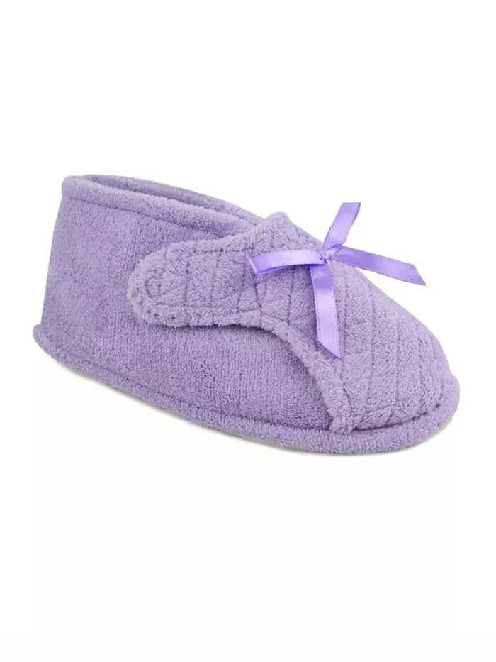 Женские регулируемые тапочки из микросинели MUK LUKS — изображение 1 из 3, фиолетовый