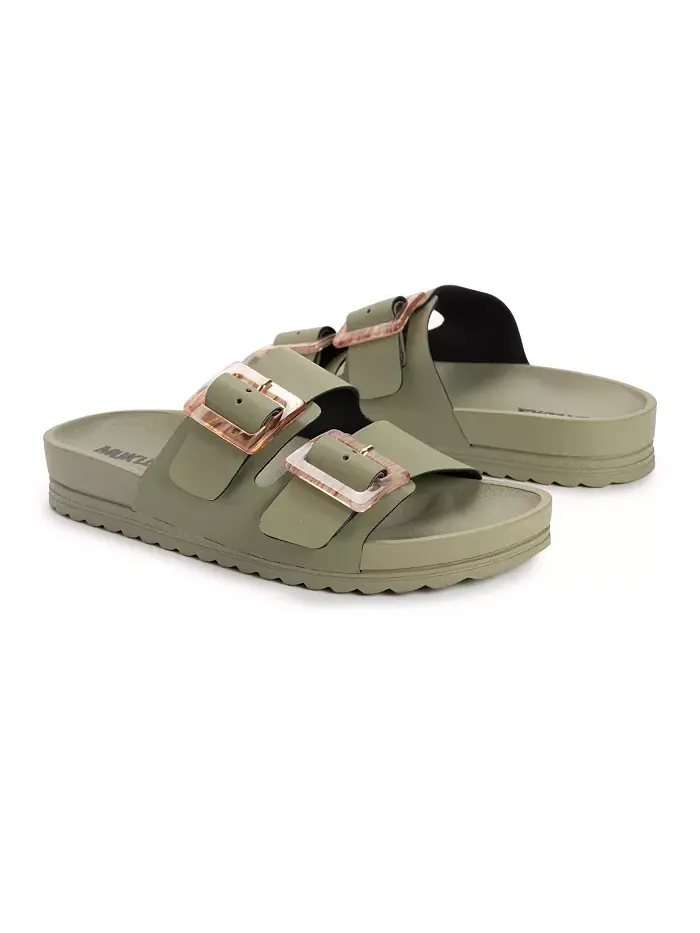 Женские сандалии Grand Cayman MUK LUKS — изображение 6 из 6, светлый оливковый