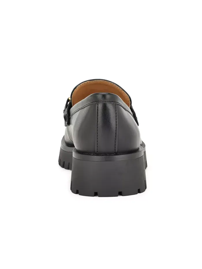 Женские лоферы Gables Chain на массивной подошве Nine West — изображение 3 из 5, черный