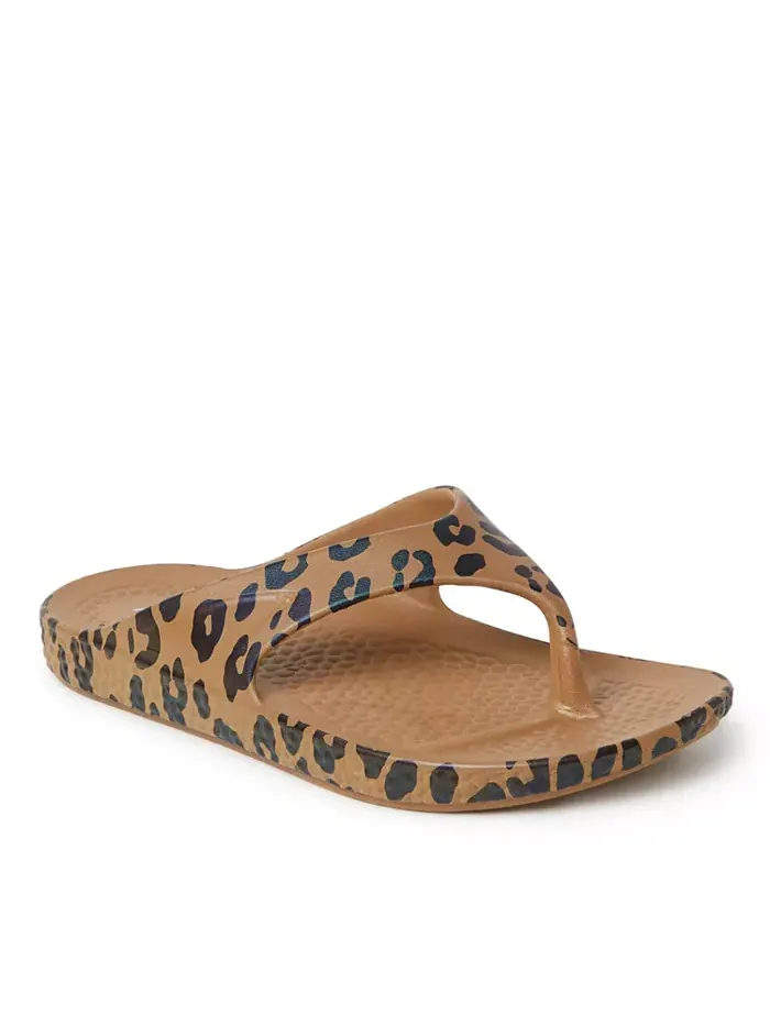 ЭкоКози от Women's Устойчивые Комфортные Сандалии-танга Dearfoams