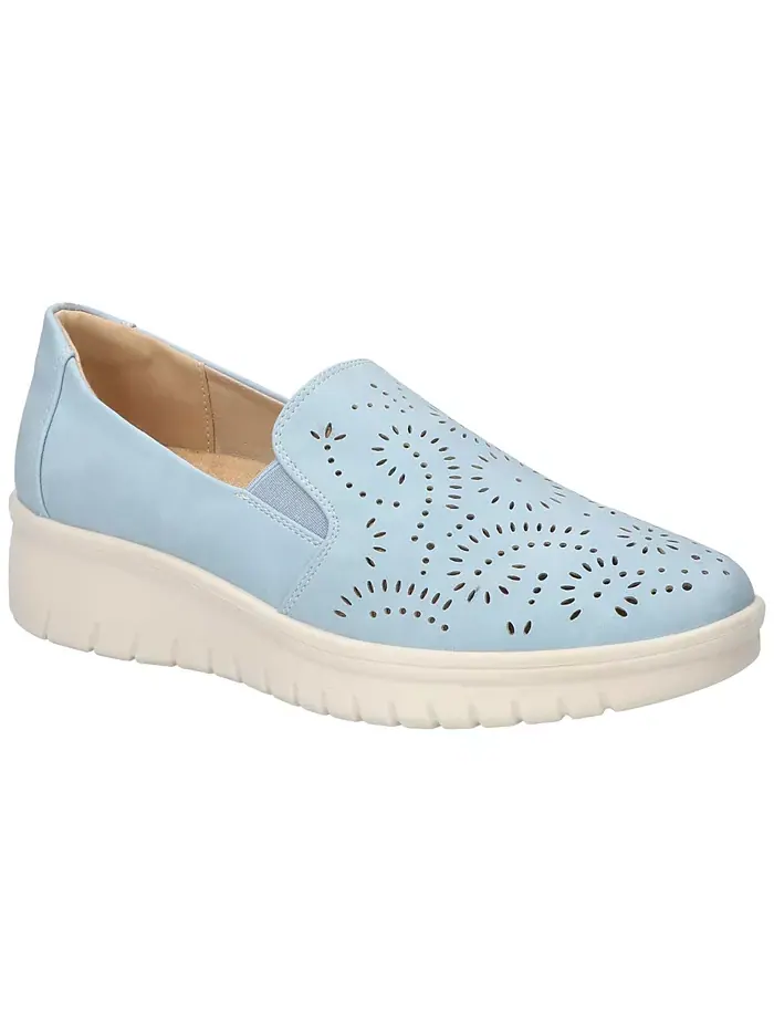 Женские удобные балетки Ying Comfort Slip-On Easy Street — изображение 1 из 7, светлый синий