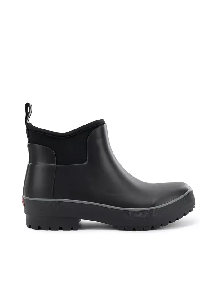 Повседневные неопреновые дождевые ботинки до щиколотки Everyday Neoprene Ankle Rain Boot Chooka — черный