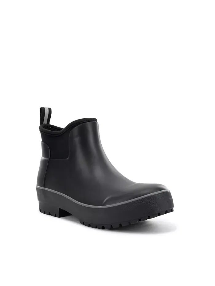 Повседневные неопреновые дождевые ботинки до щиколотки Everyday Neoprene Ankle Rain Boot Chooka — изображение 3 из 3, черный