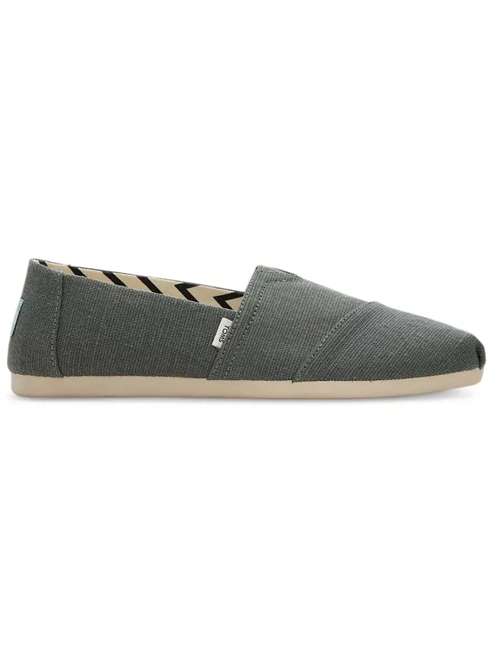 Женские балетки Alpargata Heritage Canvas TOMS — изображение 2 из 10, зеленый
