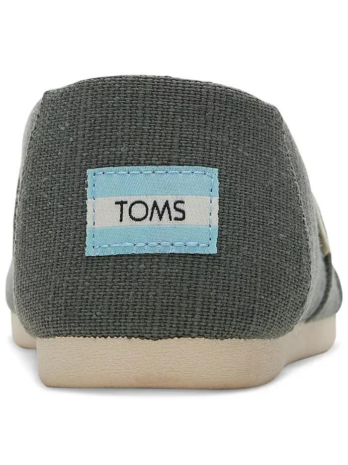Женские балетки Alpargata Heritage Canvas TOMS — изображение 3 из 10, зеленый
