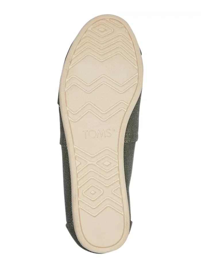 Женские балетки Alpargata Heritage Canvas TOMS — изображение 5 из 10, зеленый